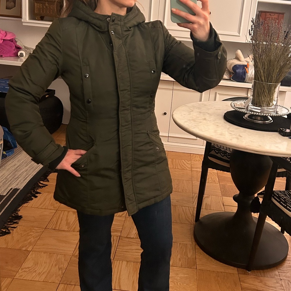 Aqua Olive Green Jacket